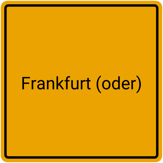 Meldebestätigung Frankfurt (Oder)